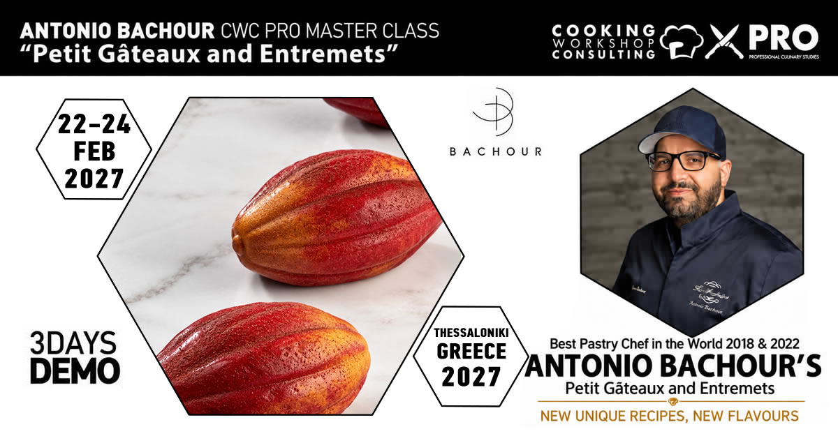 CWC PRO MasterClass Antonio Bachour’s Petit Gâteaux and Entremets
