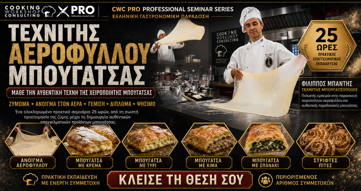 Σεμινάριο ΤΕΧΝΙΤΗΣ  ΑΕΡΟΦΥΛΛΟΥ ΜΠΟΥΓΑΤΣΑΣ