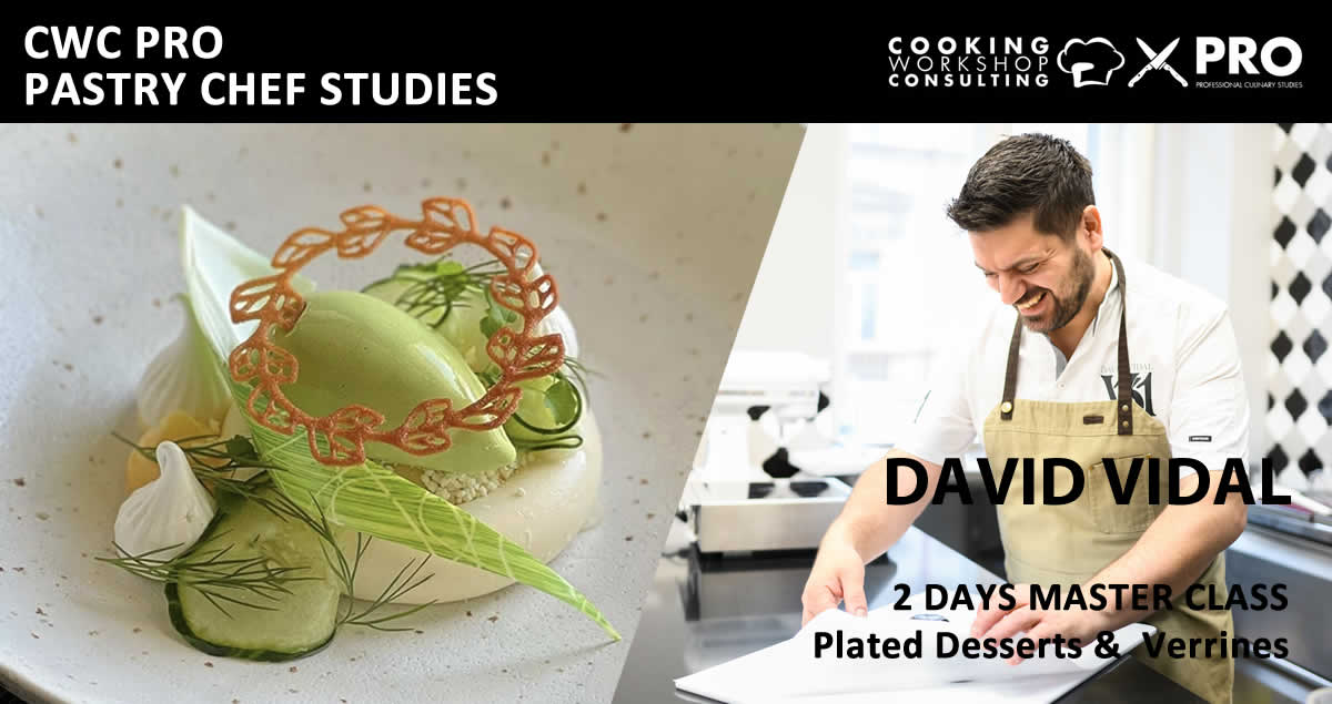 CWC PRO MasterClass David Vidal Plated Desserts - Verrines