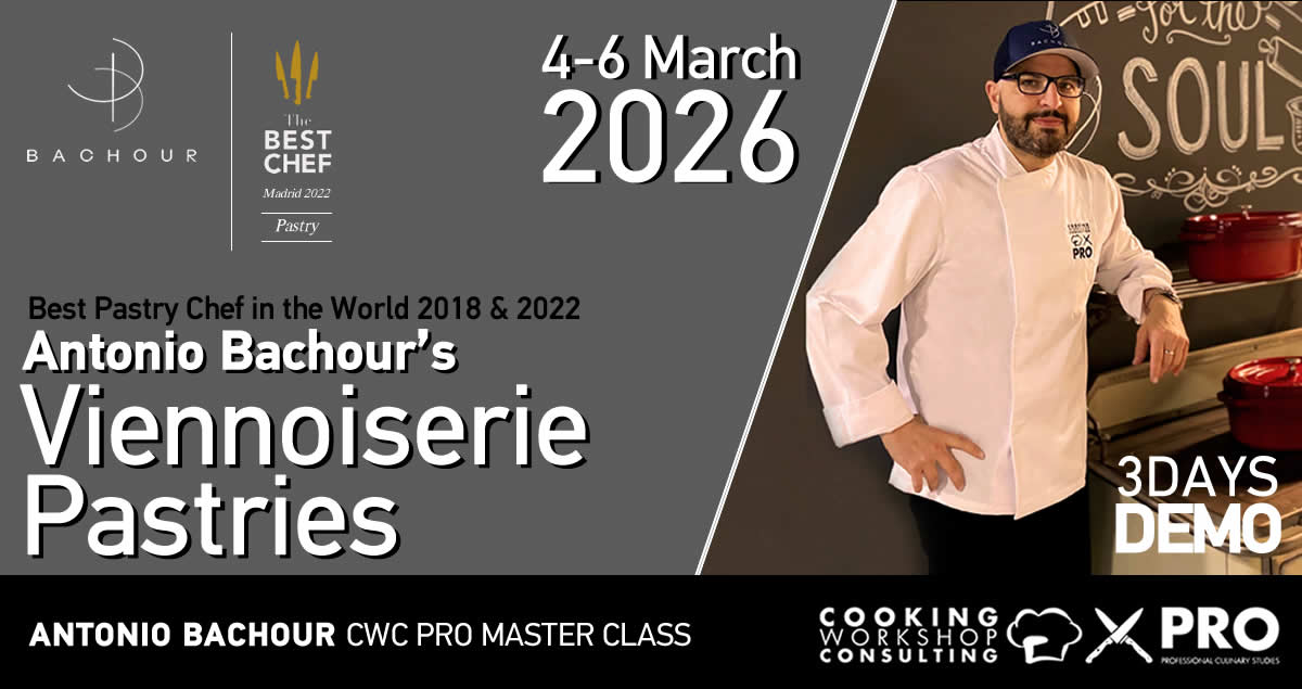 Σεμινάριο CWC PRO MasterClass Antonio Bachour’s Viennoiserie